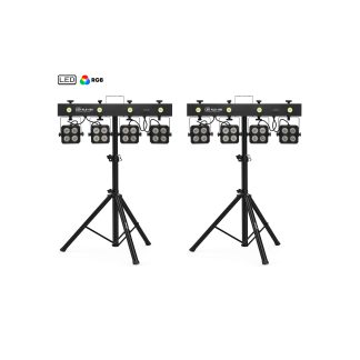 Eurolite KLS-180 Dos unidades DMX con dos pies